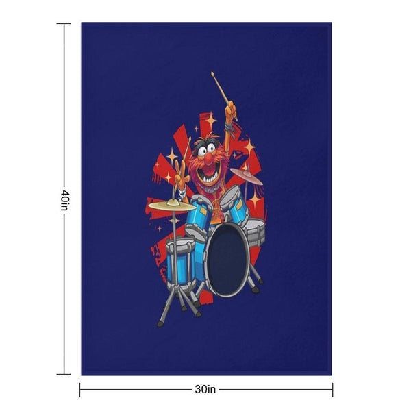 ANIMAL DRUMMER THE MUPPETS SHOW Throw Blanket