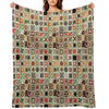 Patchwork Patterns Quick-dry Throw Blanket