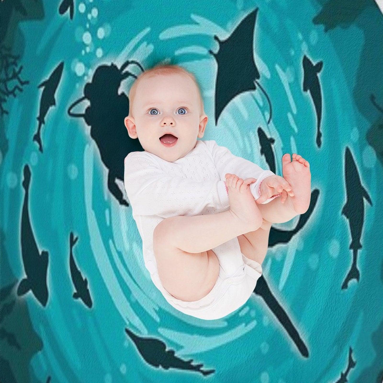 Scuba Diver Throw Blanket