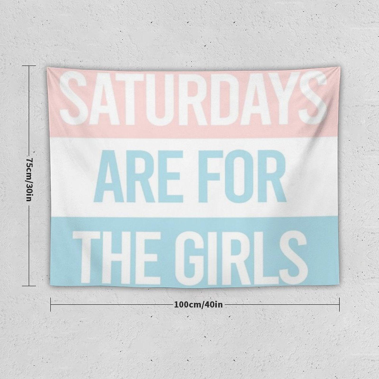Pastel Saturdays Are for The Girls Tapestry