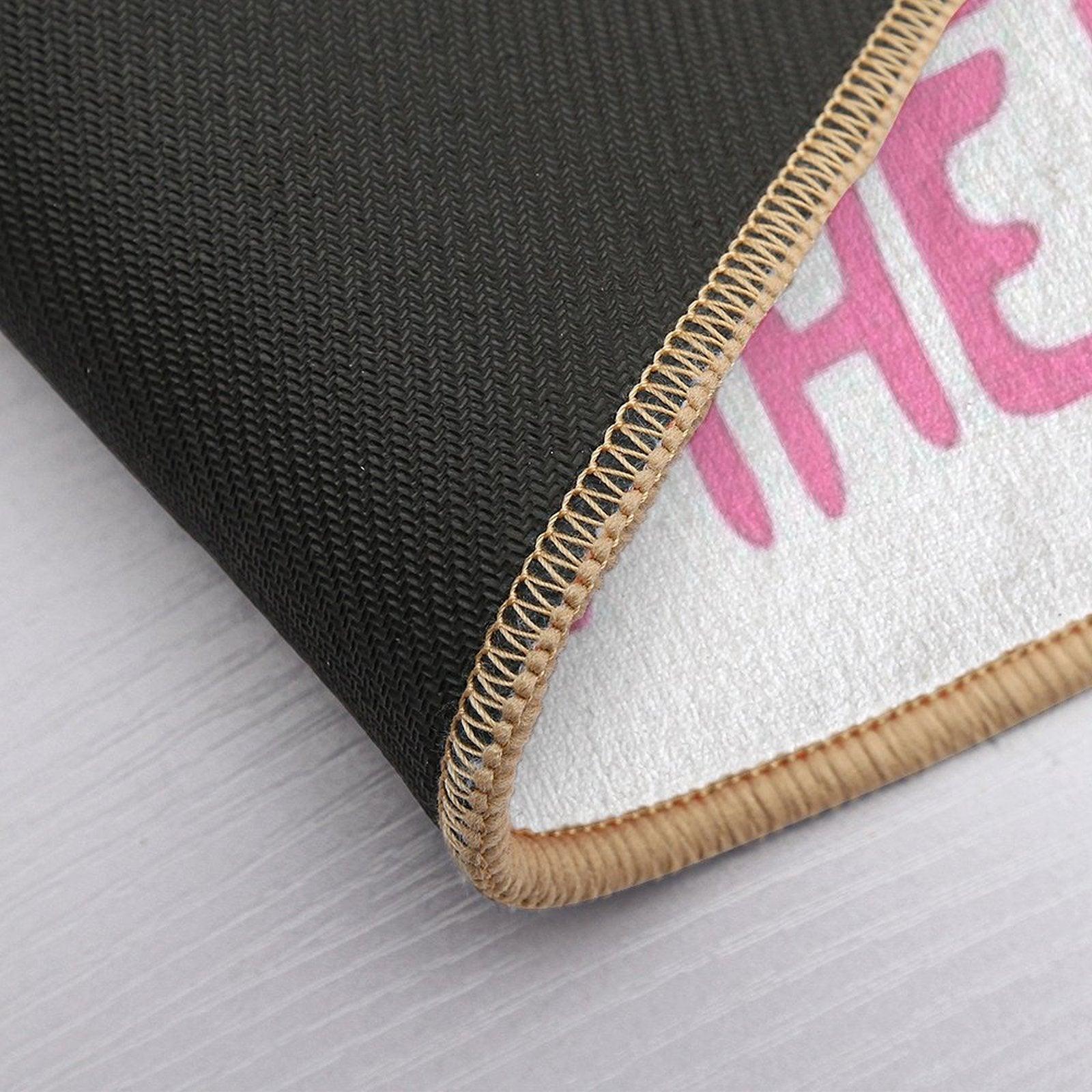 Please Don’t Do Coke In The Bathroom Pink Bath Mat