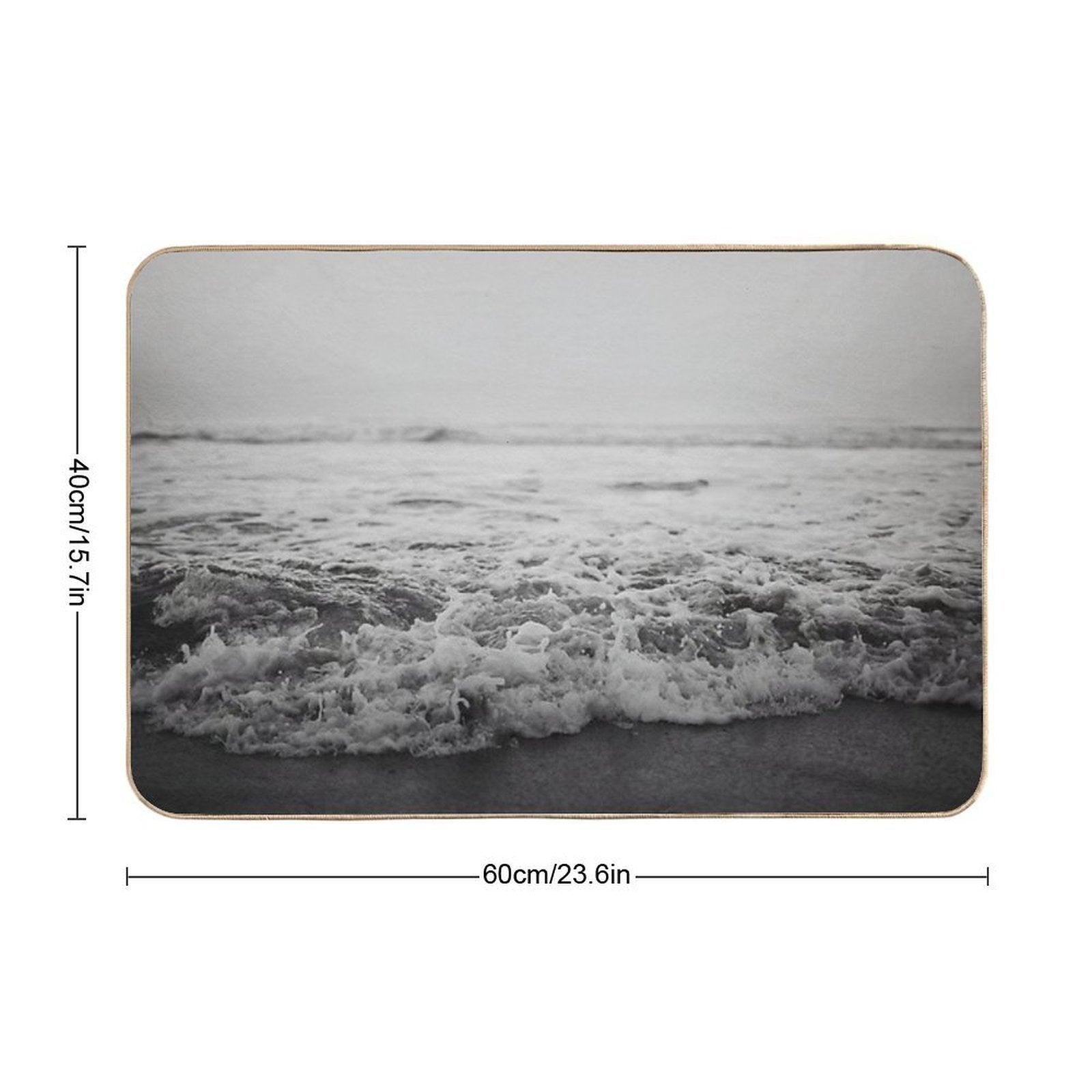 Ocean Crash  Easy To Clean Bath Mat