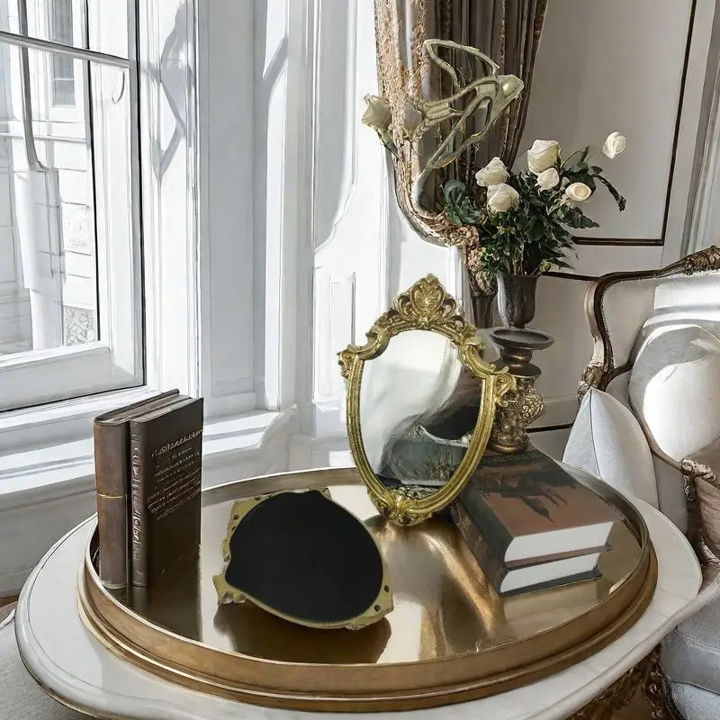 Vintage Baroque-Style Gold Mirror VagabondVintage