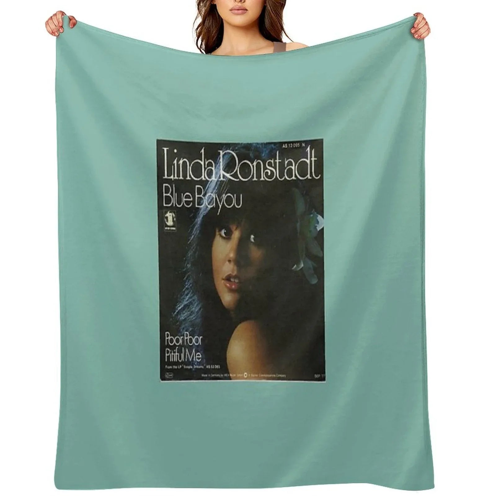 Linda Ronstadt Blue Bayou Throw Blanket