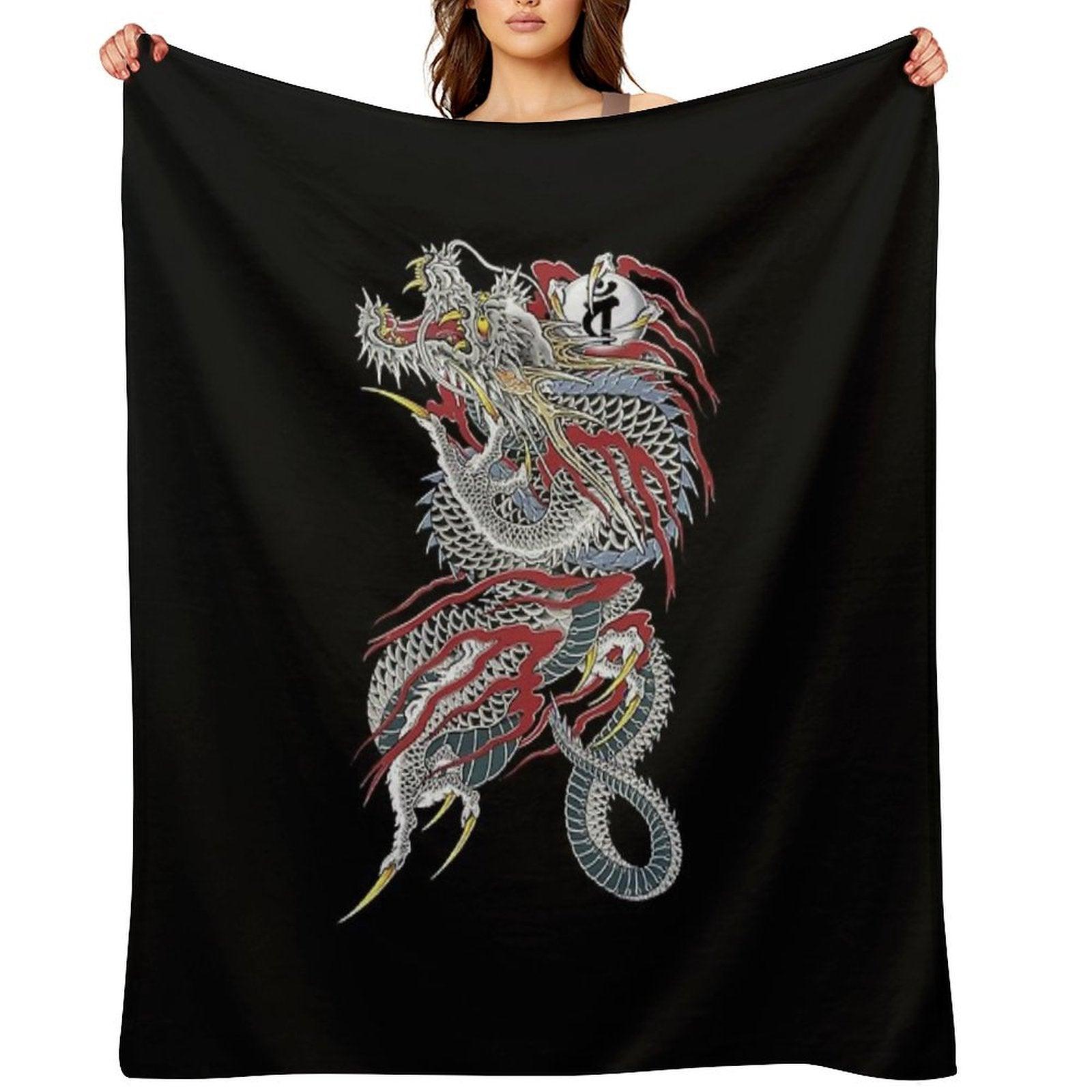 Kiryu Kazuma - Dragon of Dojima (Yakuza) Throw Blanket