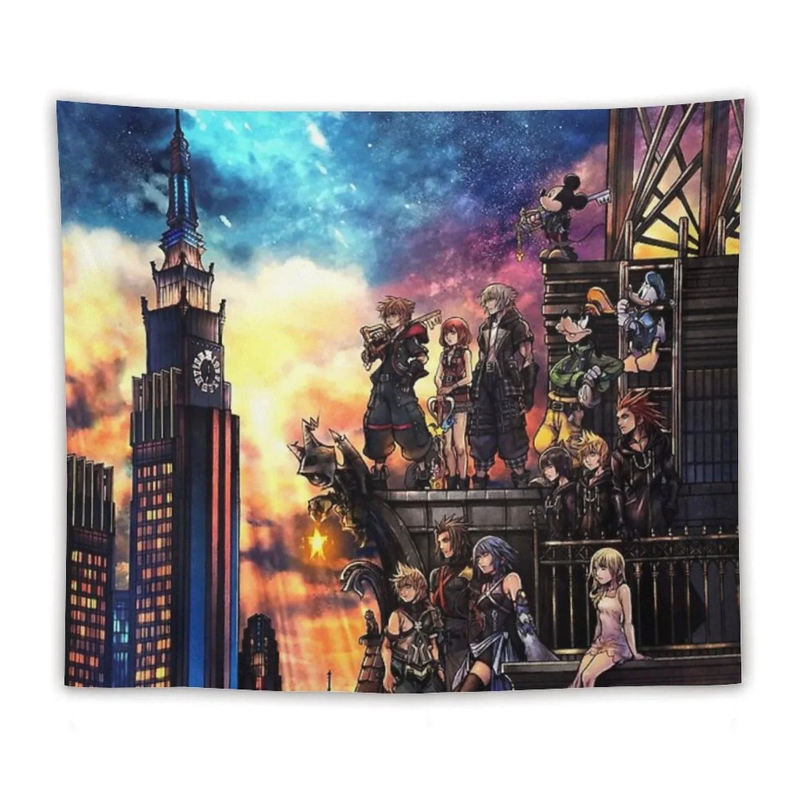 Kingdom Hearts 3 Cover Tapestry