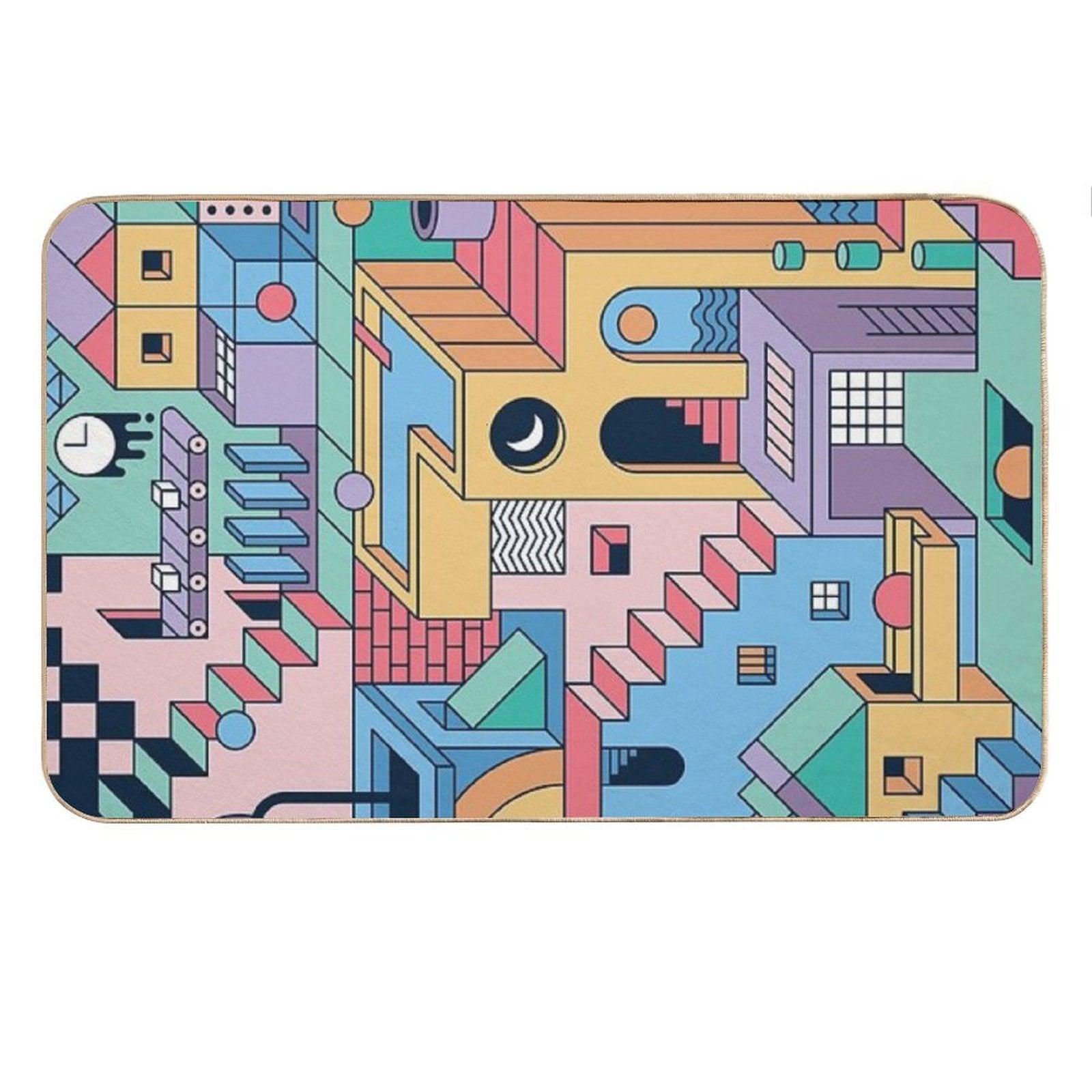 80's Escher Bath Mat