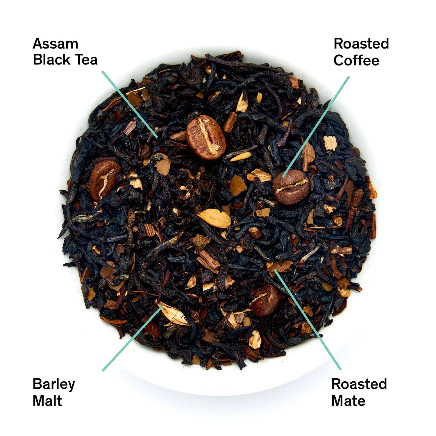 Jet Black - Roasty Coffee Black Tea - 15 Tea Bags