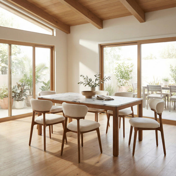Jemy Dining Table White