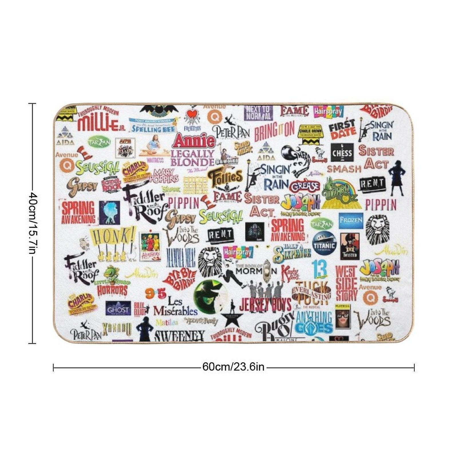 Musical Logos Bath Mat