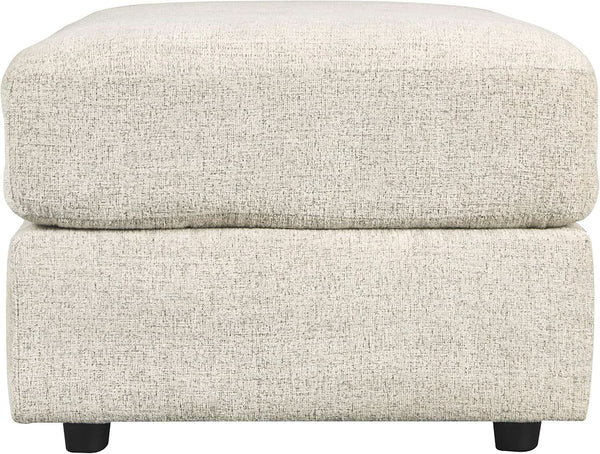 Soletren Oversized Ottoman Off White Modern Furniture