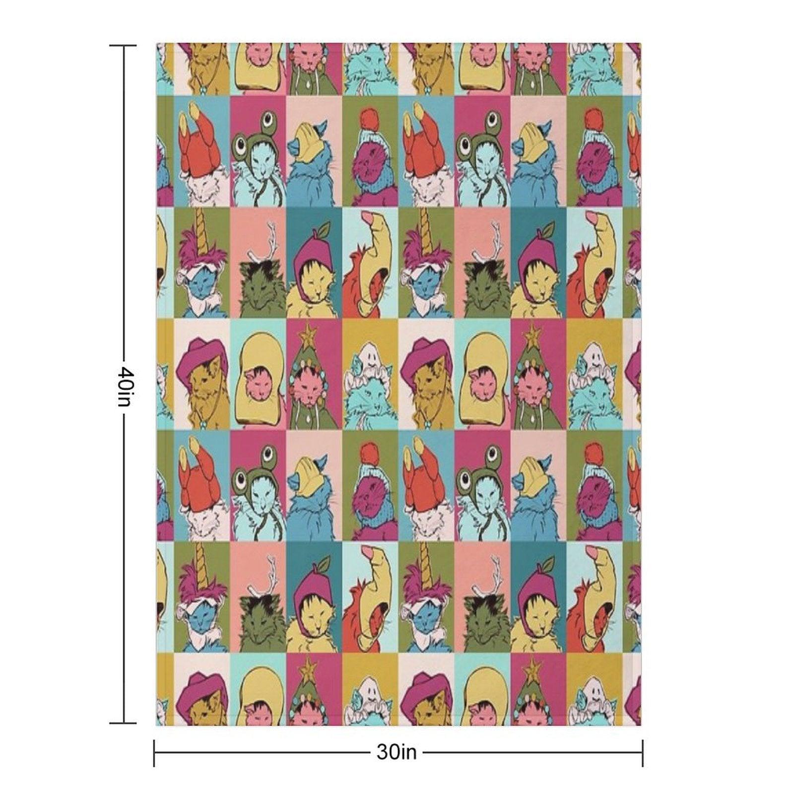 Pot Roast Hats Throw Blanket