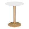 Alto Bistro Table White & Gold
