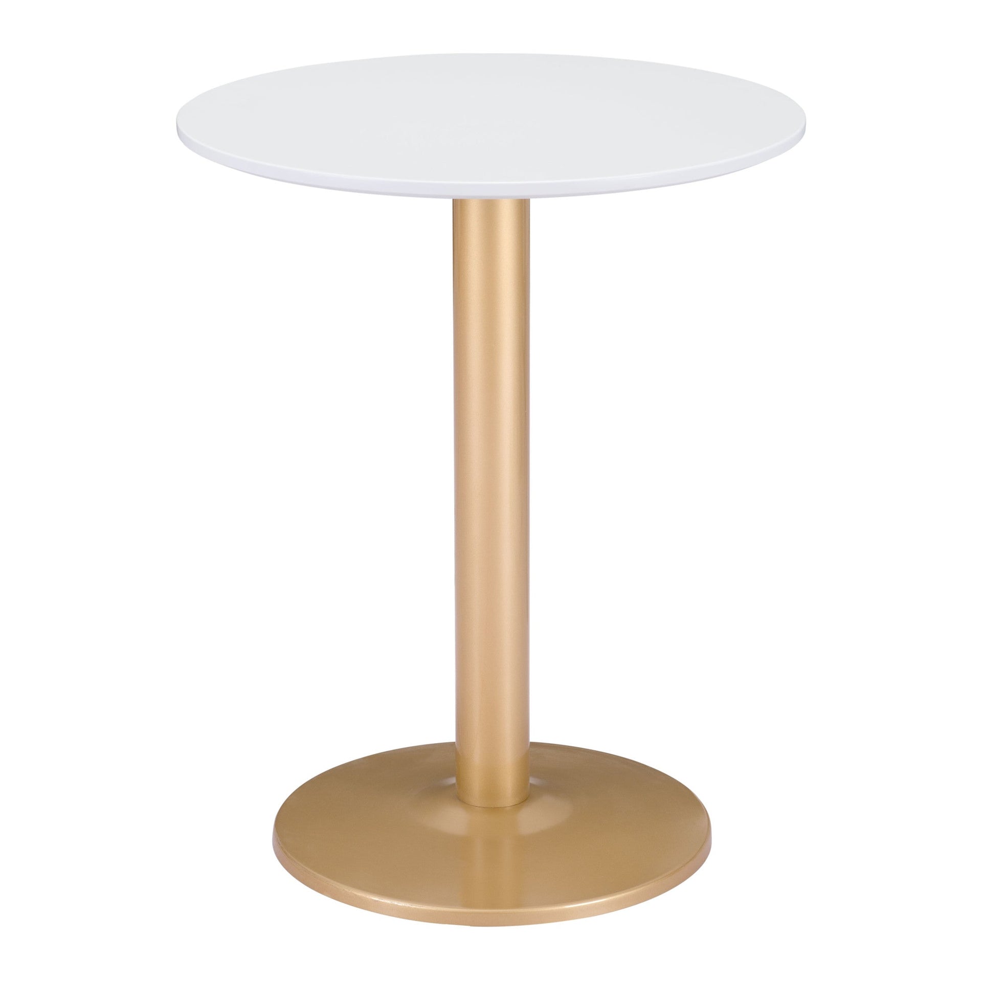 Alto Bistro Table White & Gold