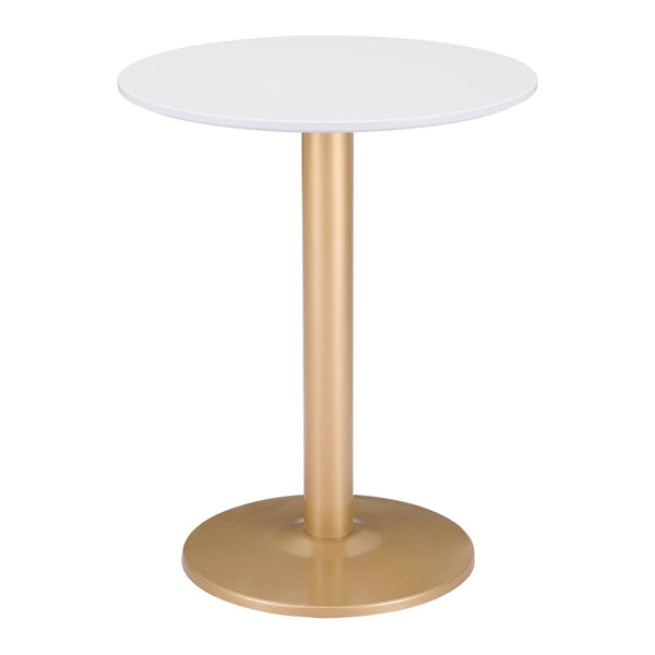 Alto Bistro Table White & Gold