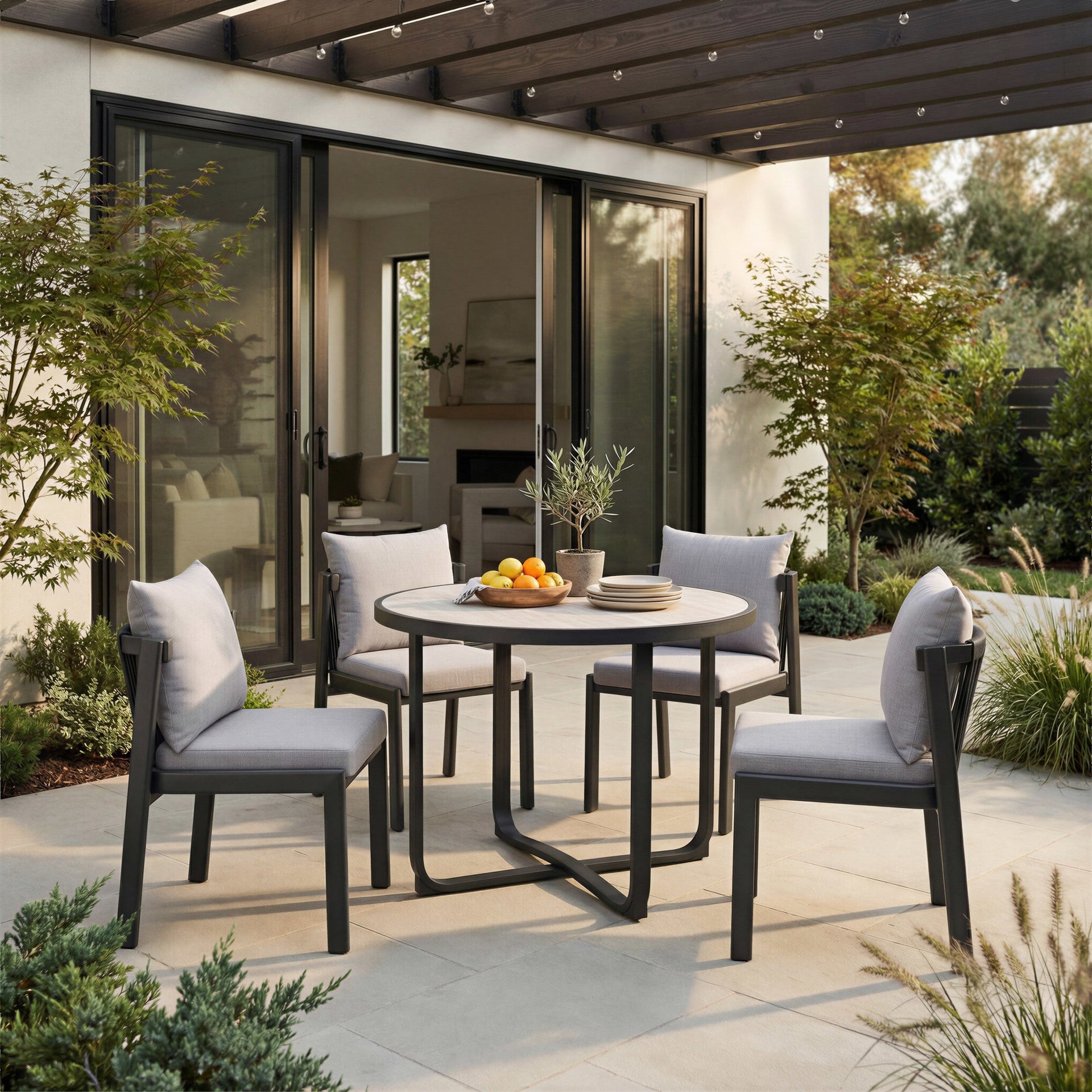 Horizon Dining Chair (Set of 2) Gray