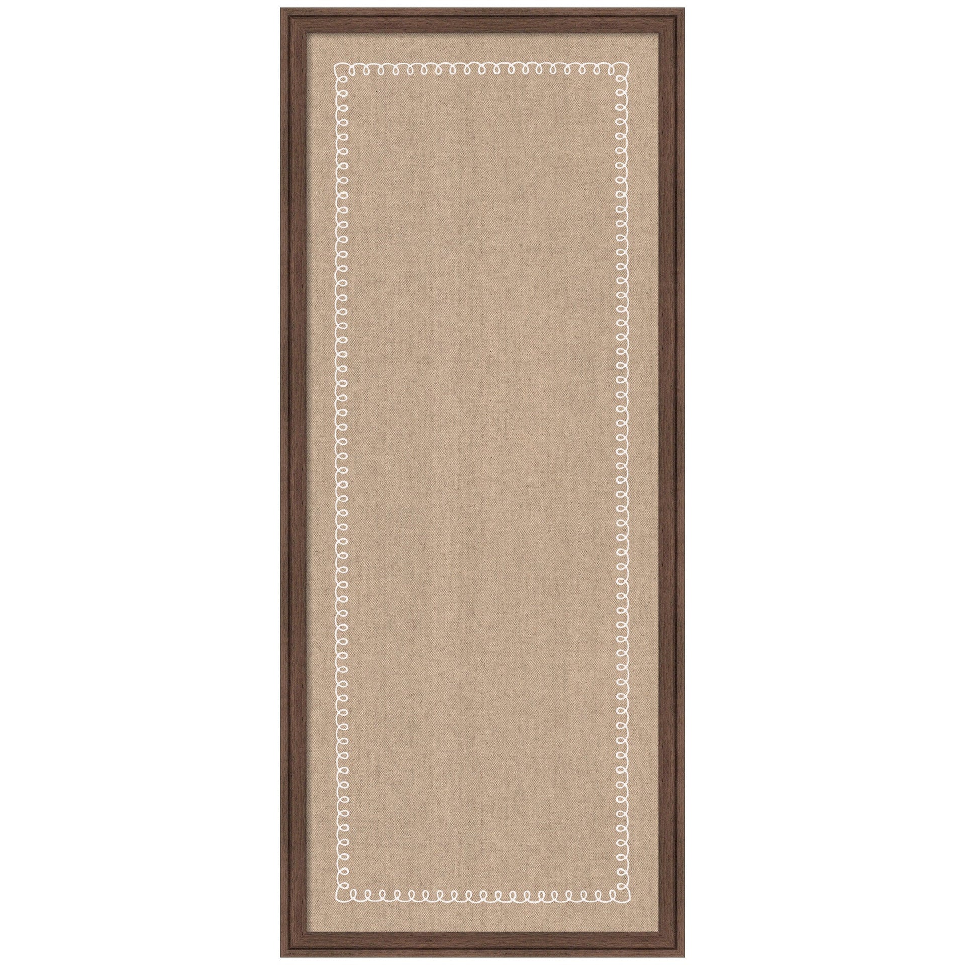 Pinboard White Scalloped Edge