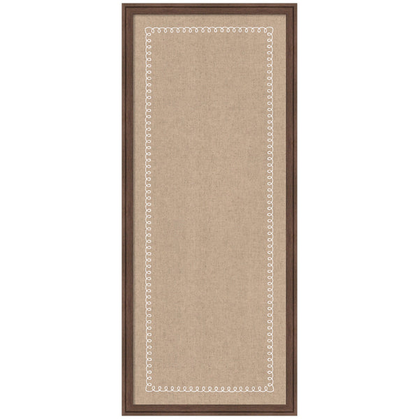 Pinboard White Scalloped Edge