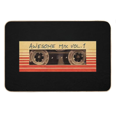 Awesome Mix Vol.1 (retro Cassette) Bath Mat