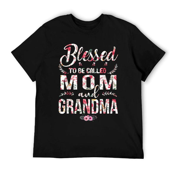 Blessed To Be Called Mom And Grandma Floral Mother's Day T-Shirt