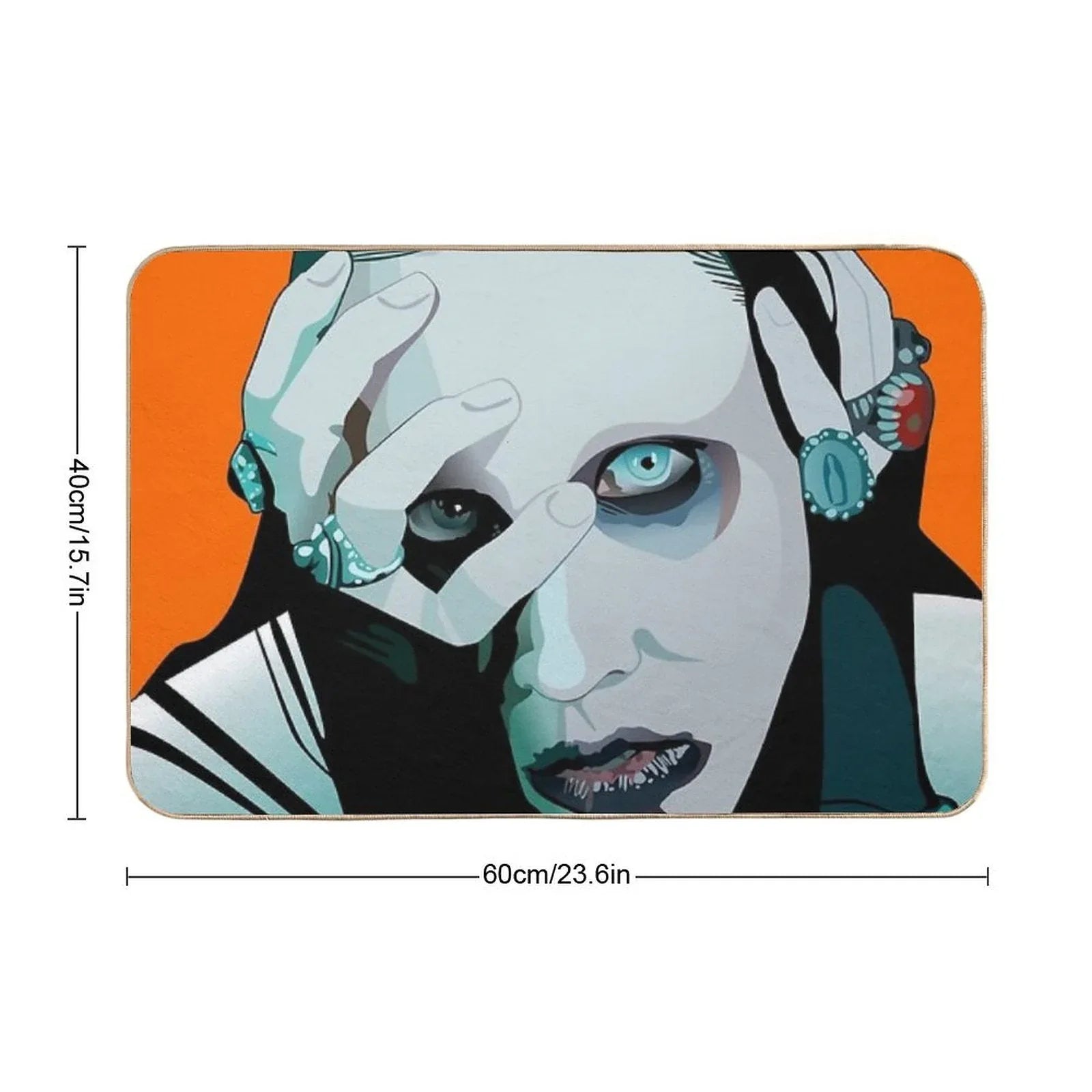 Marilyn Manson Bath Mat