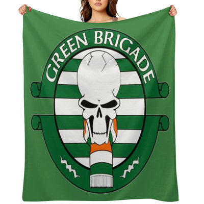 Green Brigade Durable Throw Blanket