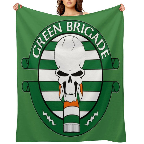 Green Brigade Durable Throw Blanket