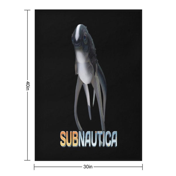 Subnautica - Cuddlefish Velvety-soft Throw Blanket