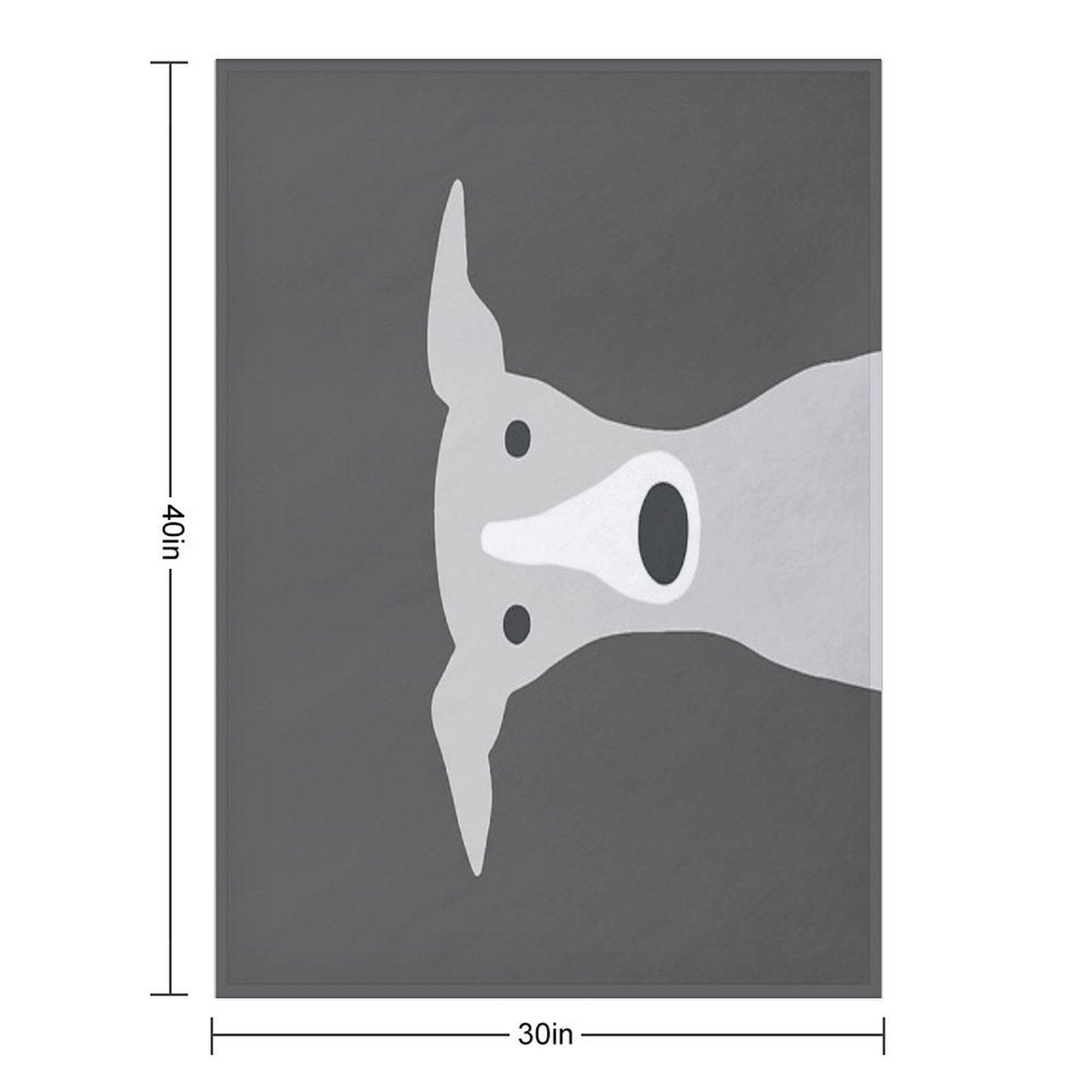 Greyhound  Italian Greyhound  Cute Whippet Dog Throw Blanket
