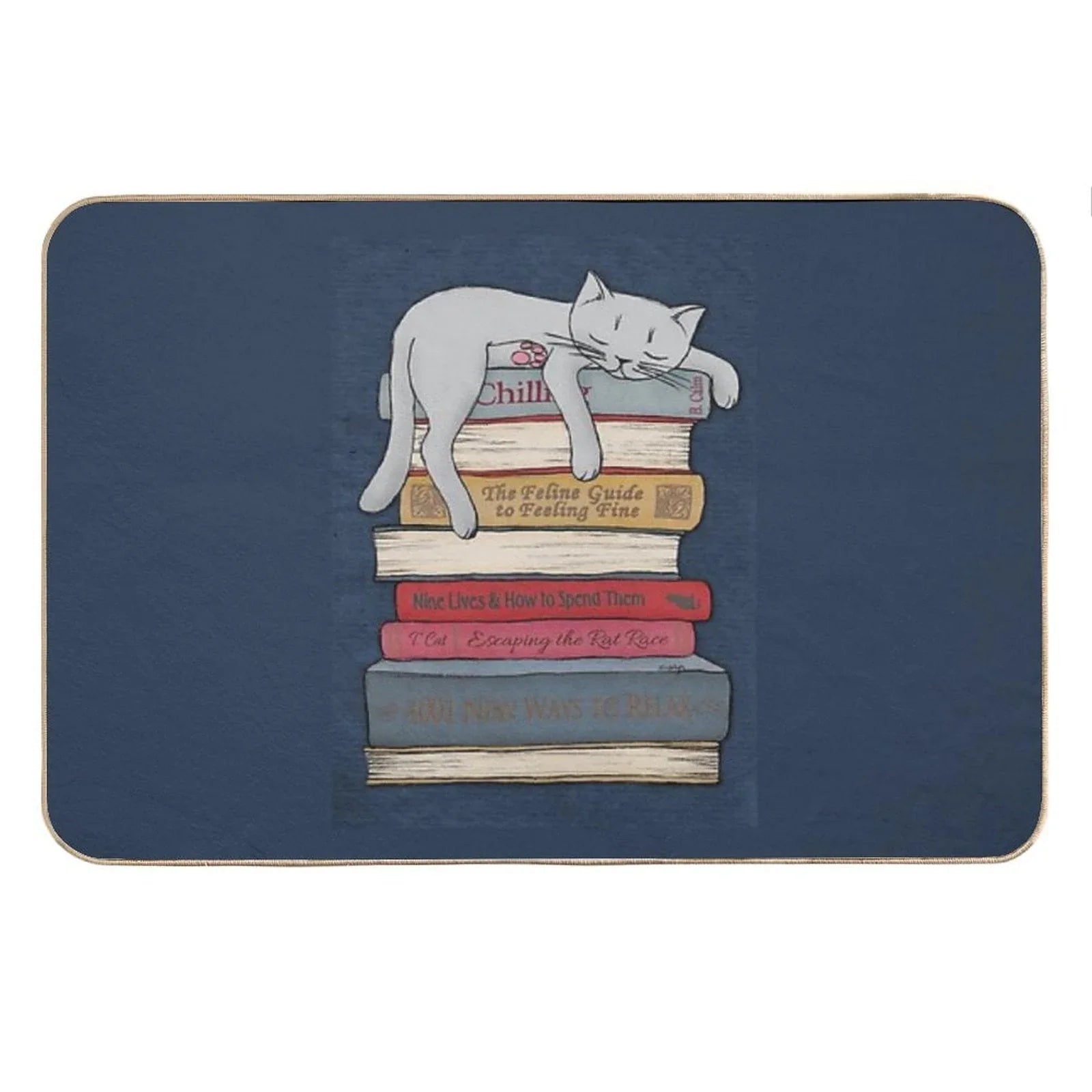 How to Chill Like A Cat Bath Mat