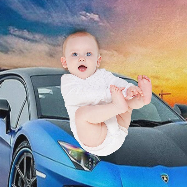 Lambo Aventador Sport Car Comfort Throw Blanket