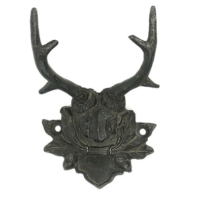 Antiqued Black Pewter Antler Hook