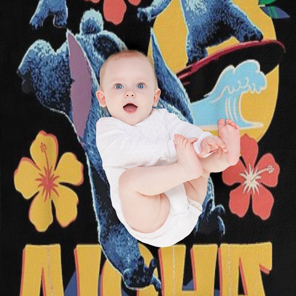 Lilo & Stitch Live-Action Movie Tropical Aloha Stitch Versatility Throw Blanket
