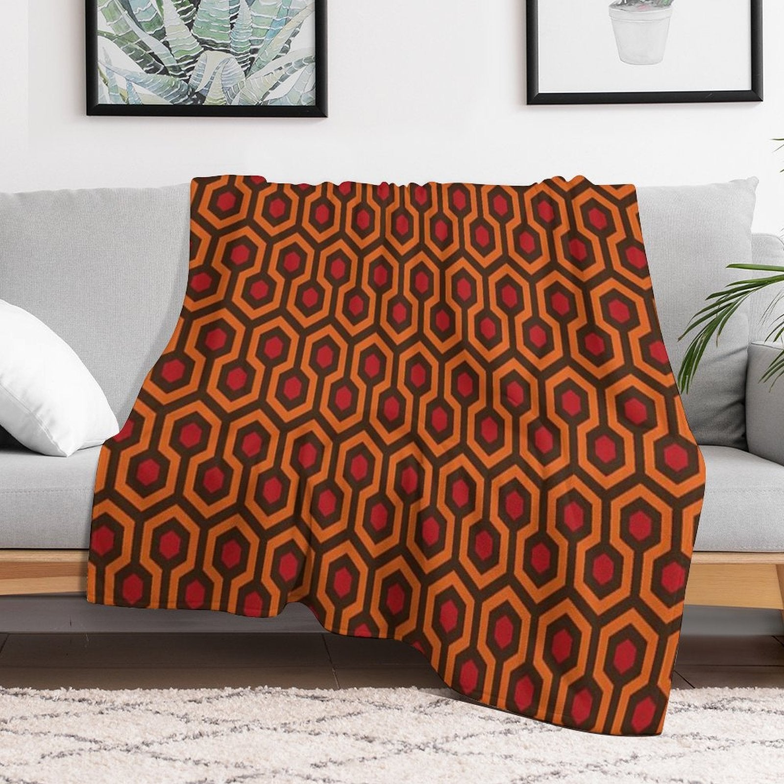 The Overlook Hotel Carpet Lightweight Throw Blanket