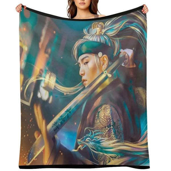 Agust D Daechwita Throw Blanket