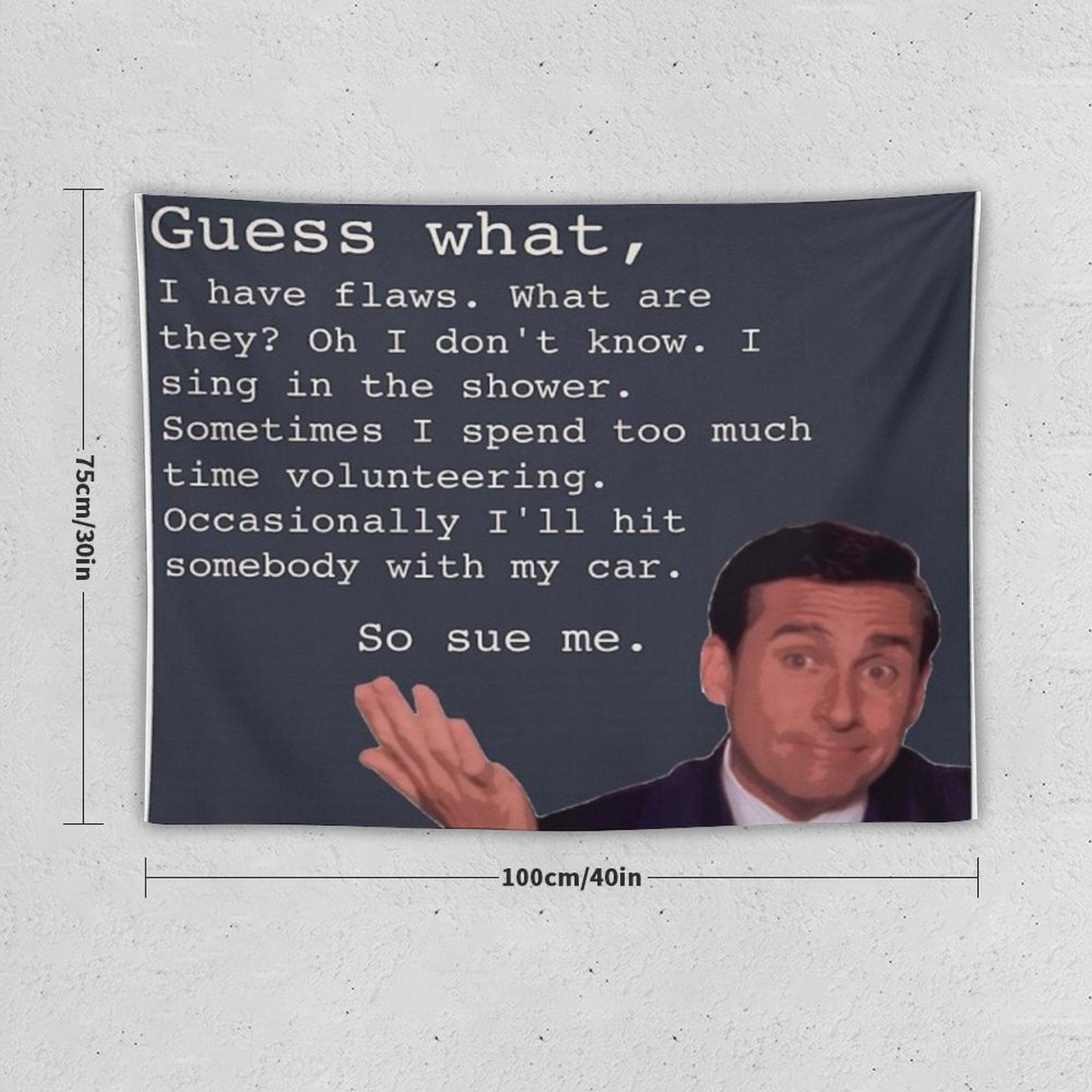 Michael Scott Quotes Tapestry