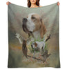 Pheasant Hunting with Pointers (Art) All-season Throw Blanket