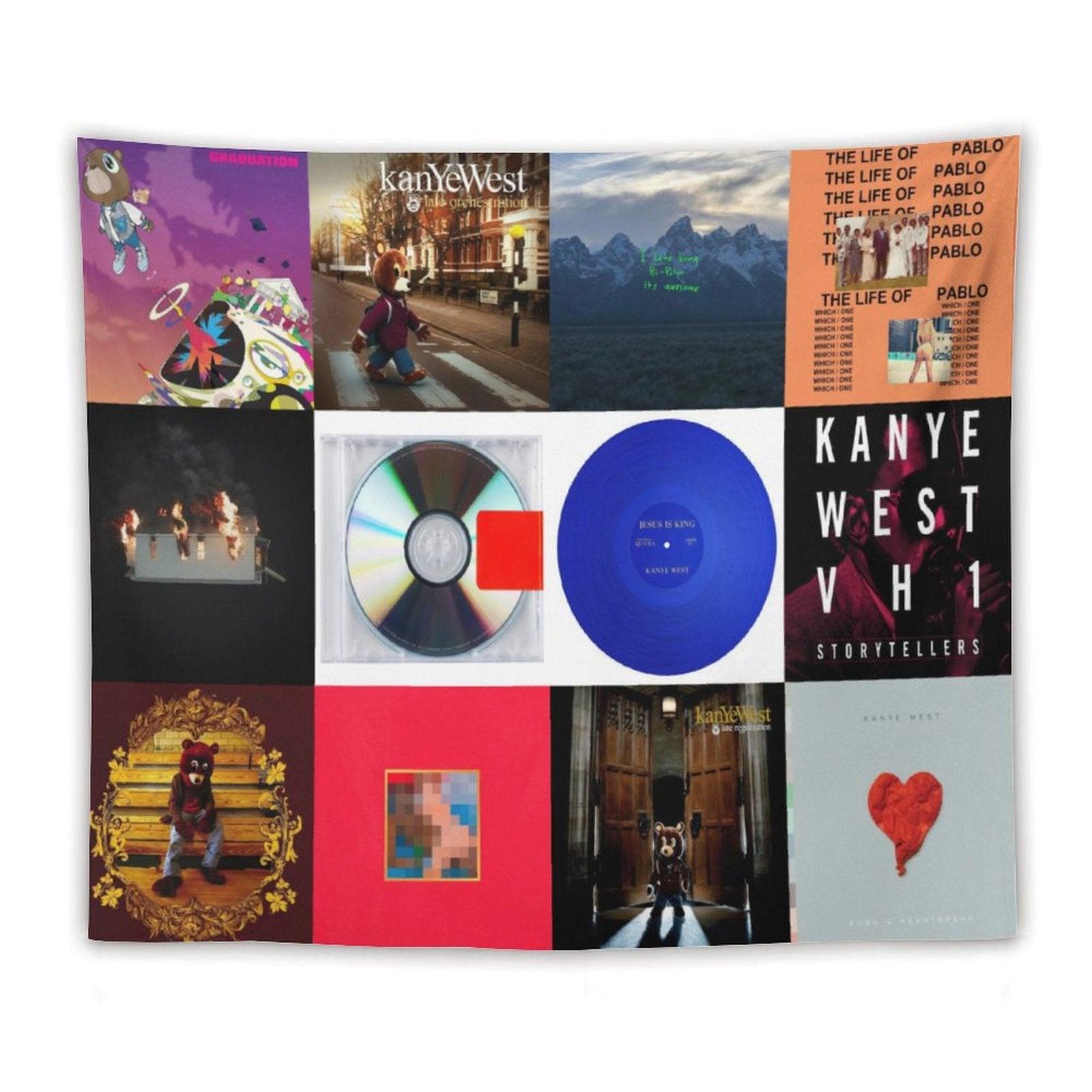 Kanye Albums Cover Tapestry
