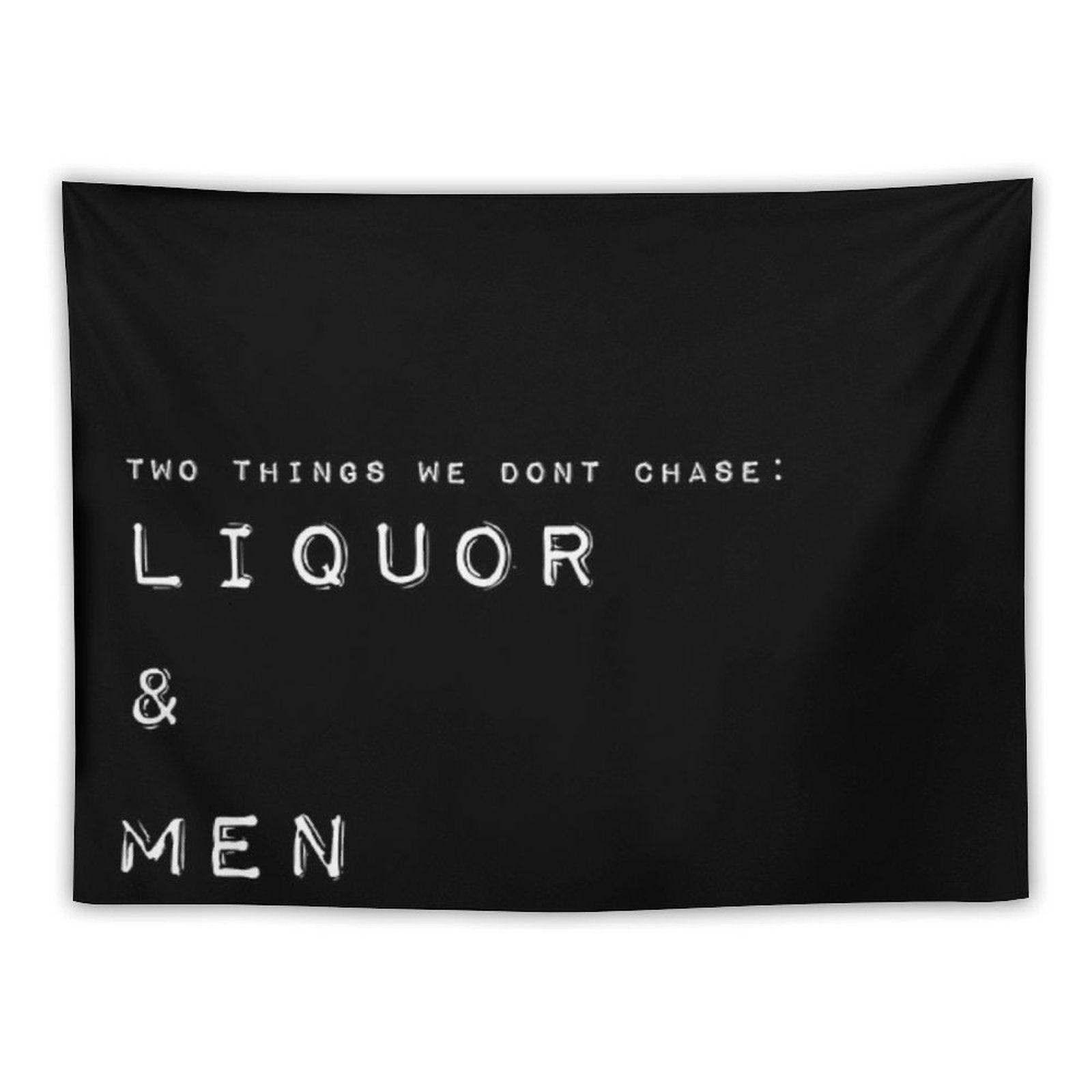 Liquor And Men Tapestry Tapestry