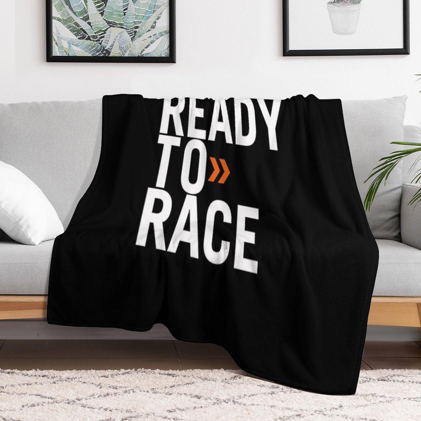 Ready to Race Throw Blanket
