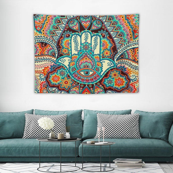 Hamsa Hand Tapestry
