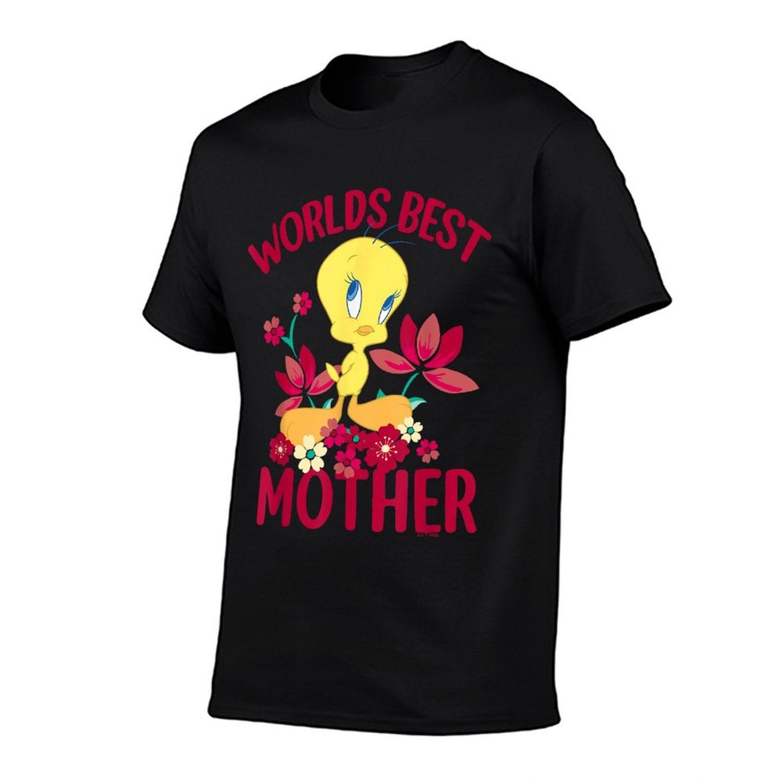 Looney Tunes Mother's Day Tweety Worlds Best Mom T-Shirt