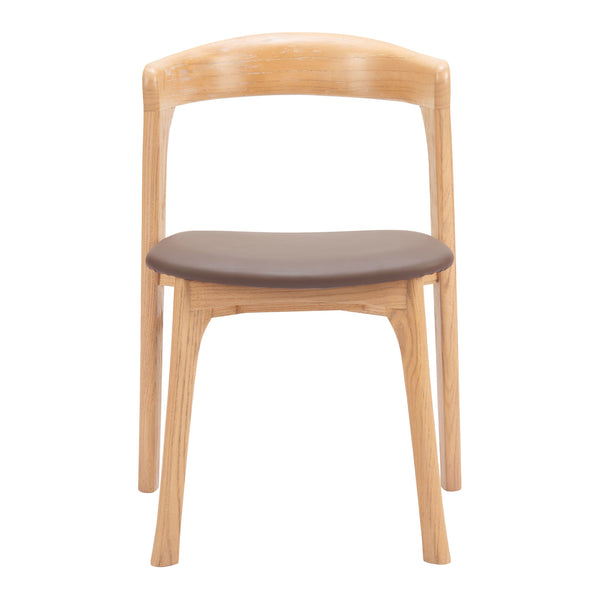 Pioro Dining Chair (Set of 2) Brown & Natural