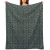 Blue Pattern 7 Versatility Throw Blanket