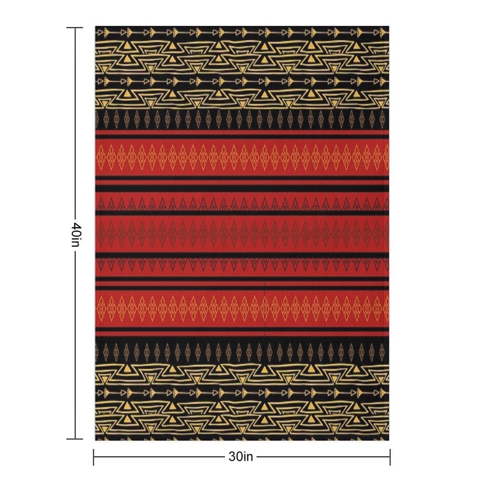 Igorot Pattern Throw Blanket