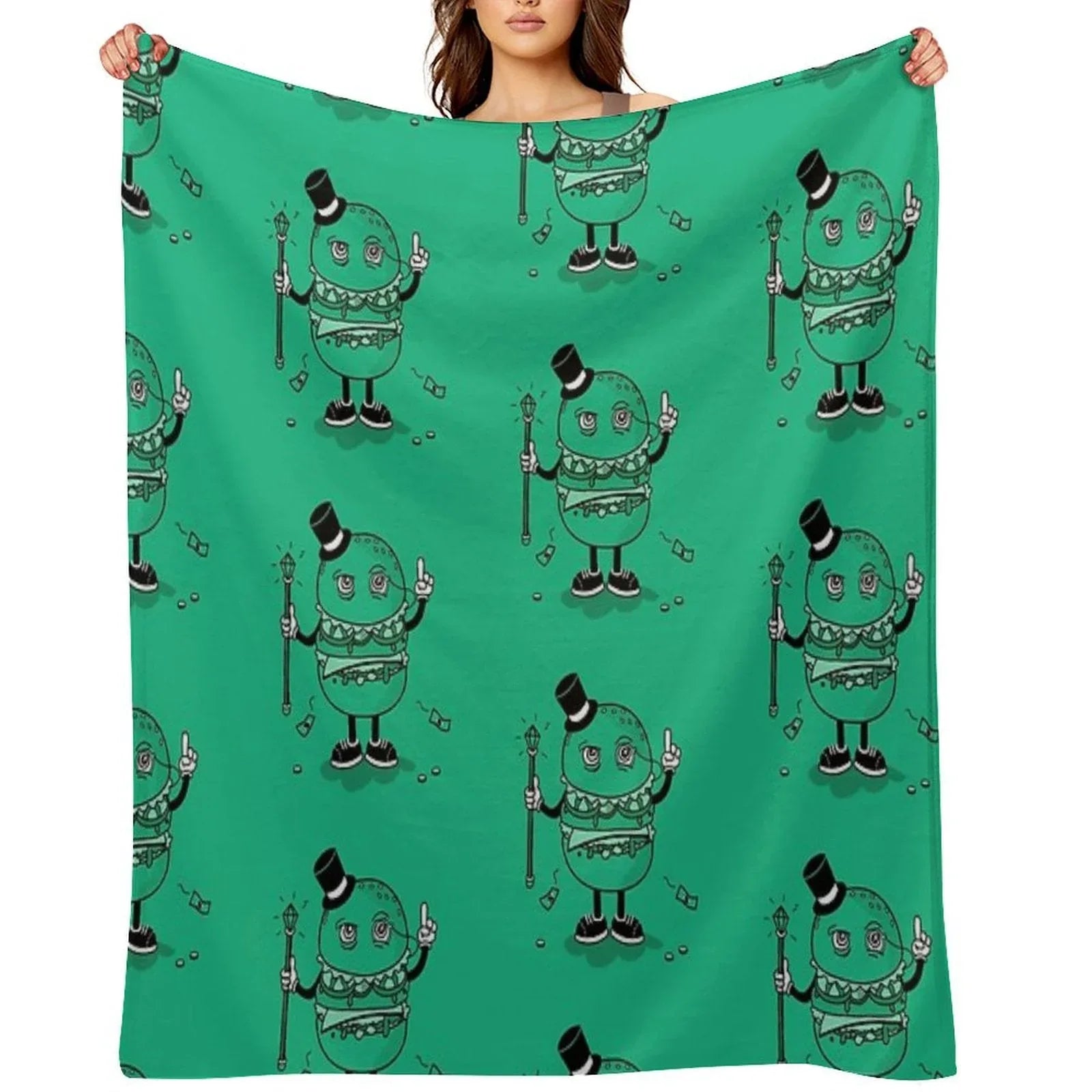Mc Wealthy Throw Blanket