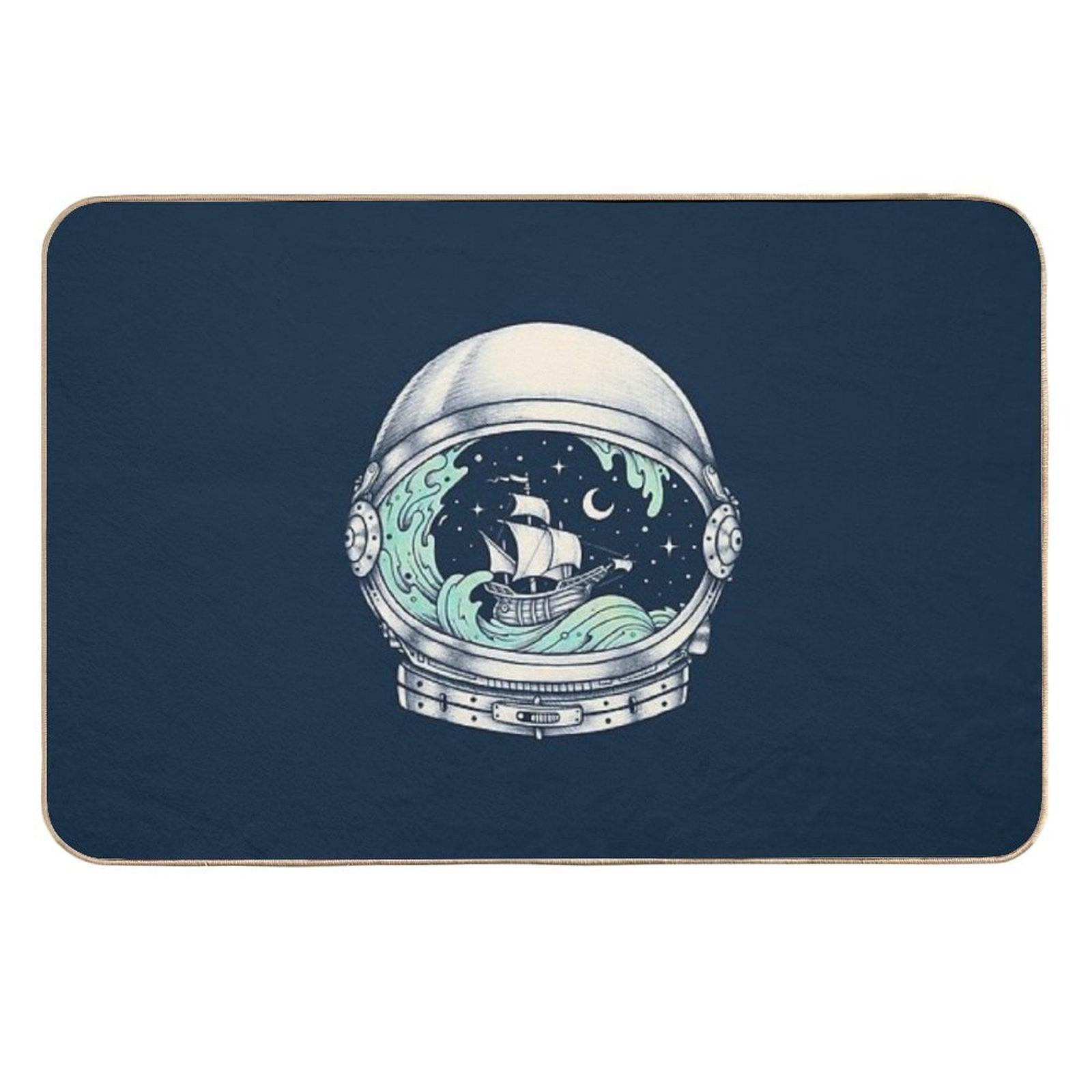 Spaceship  Toxin-Free Bath Mat