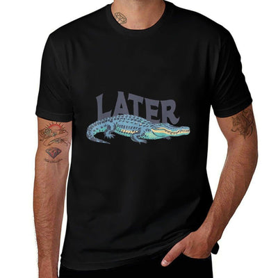 Funny Later Gator Sarcastic Saying  Polyester Blend T-Shirt