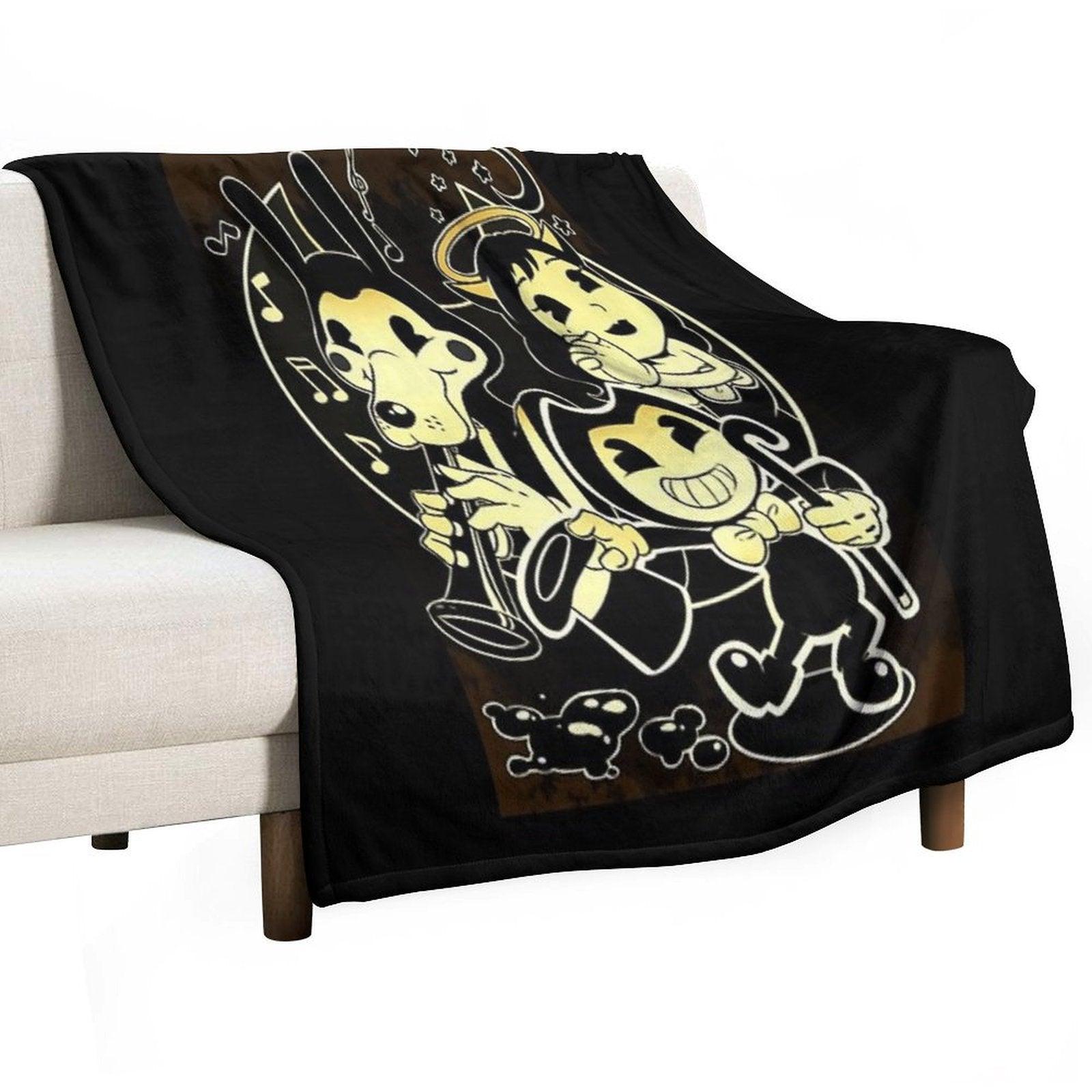 Bendy Boris And Alice Throw Blanket
