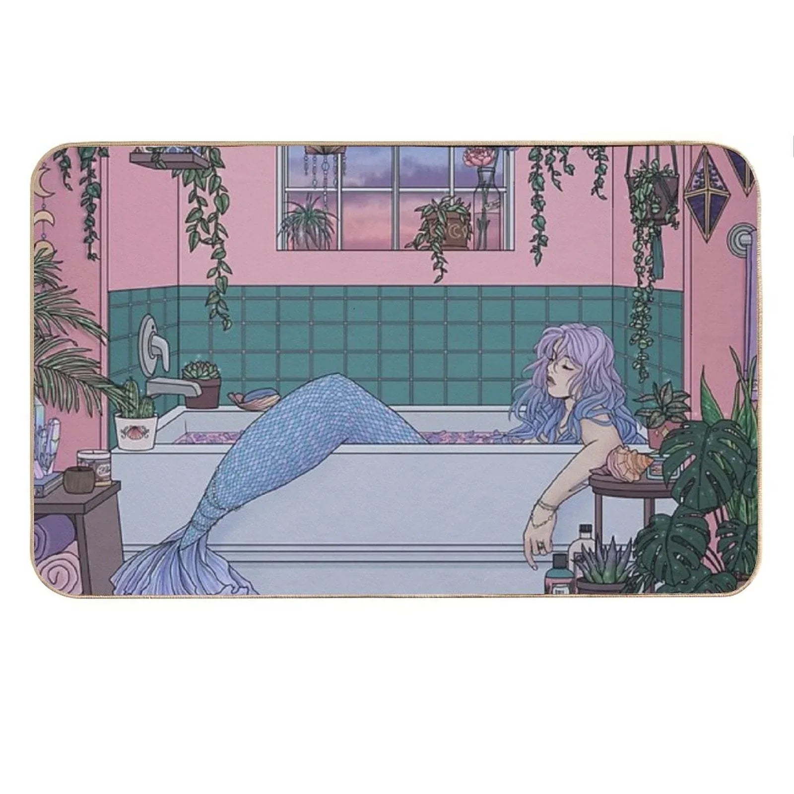 Urban Mermaid Bath Mat